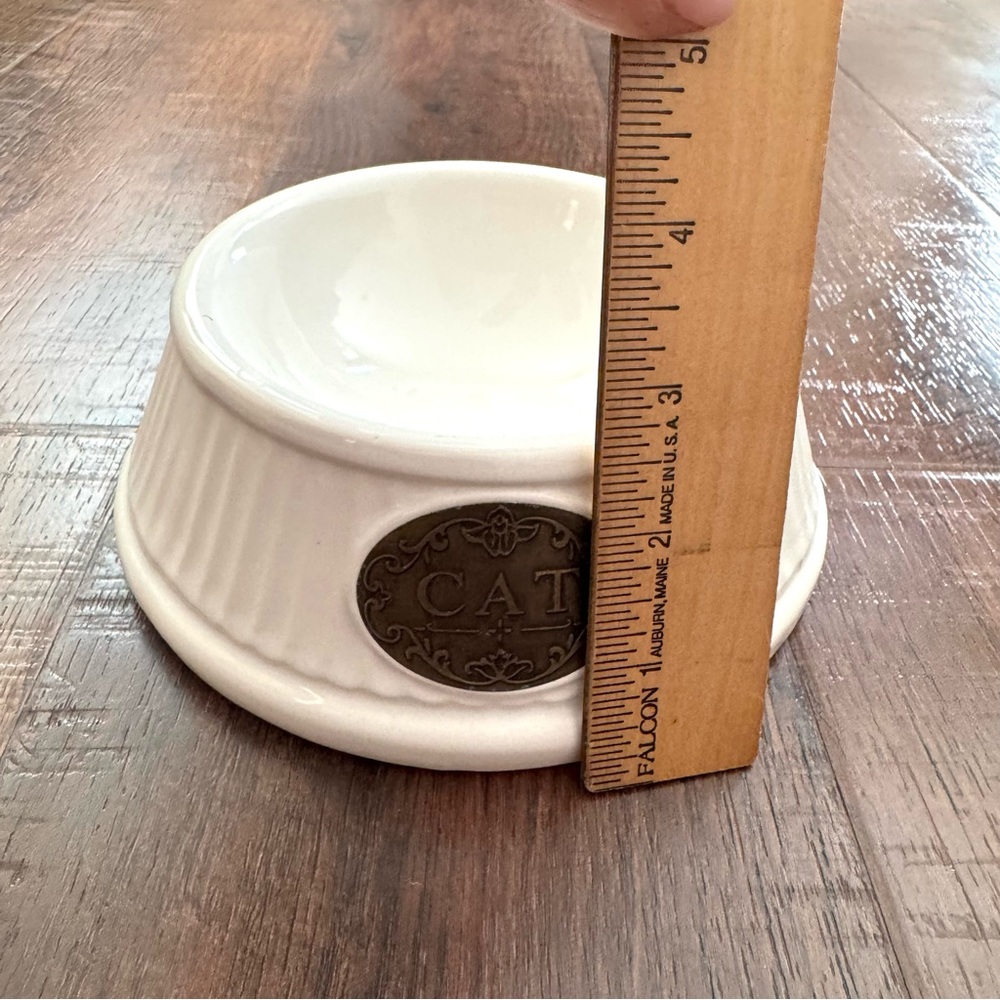 Ceramic cat food or water dish - Picture 7 of 10